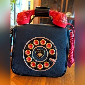 Betsy Johnson retro telephone handbag